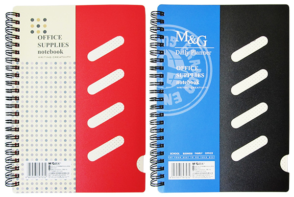 Блокнот А5 100 листов спираль DAILY PLANNER линейка M&G арт. APY7I326